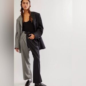 NWOT Free People Havre contrast pant suit *PANTS ONLY*